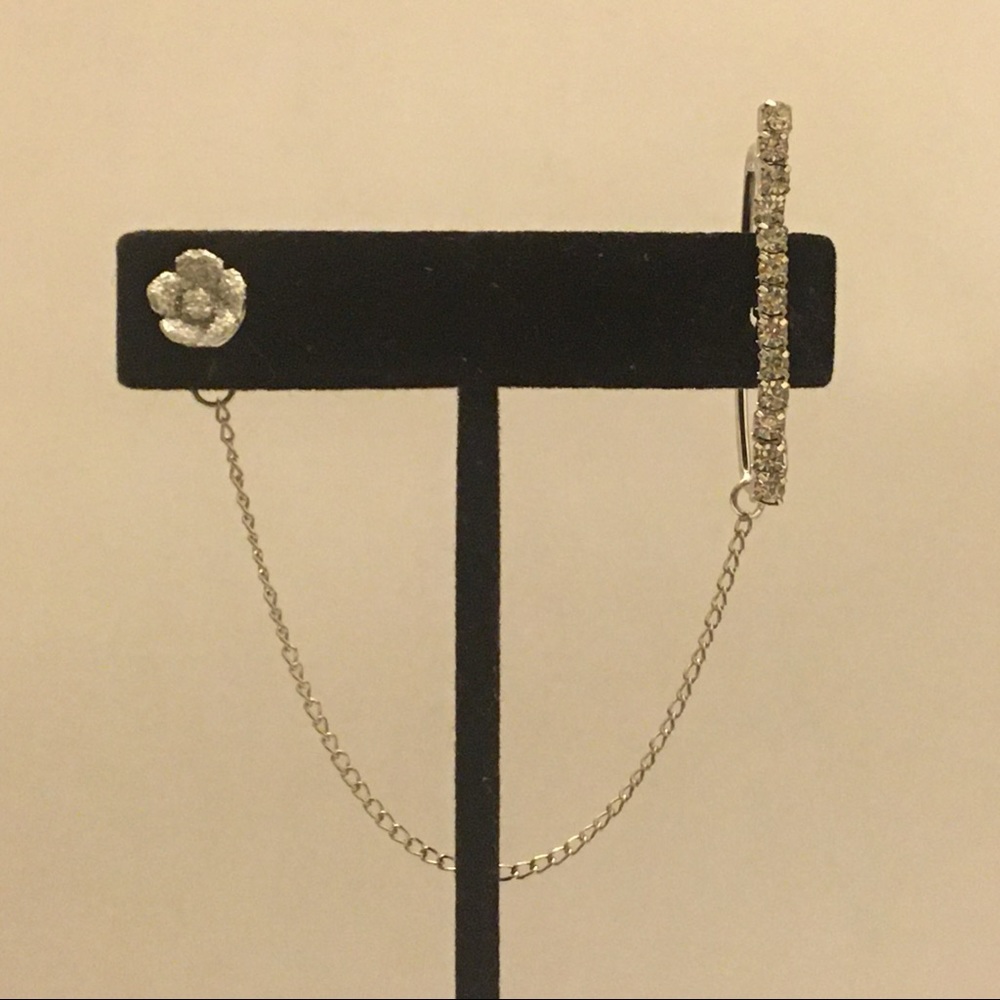 Earring Jacket Chain & Stud Set - Picture 2 of 4